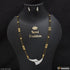 1 Gram Gold Plated with Diamond Casual Design Mangalsutra Set for Women - Style A284