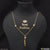 1 gram gold plated with diamond casual design necklace for