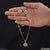1 Gram Gold Plated With Diamond Casual Design Necklace Set