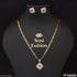 1 Gram Gold Plated with Diamond Casual Design Necklace Set for Ladies - Style A442