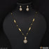 1 Gram Gold Plated With Diamond Chic Design Mangalsutra Set For Women - Style A242
