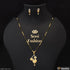 1 Gram Gold Plated With Diamond Chic Design Mangalsutra Set For Women - Style A333