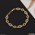 1 Gram Gold Plated With Diamond Cool Design Bracelet For Ladies - Style A204