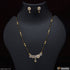 1 Gram Gold Plated With Diamond Cool Design Mangalsutra Set For Women - Style A179