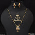 1 Gram Gold Plated With Diamond Cool Design Mangalsutra Set For Women - Style A336