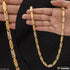 1 Gram Gold Plated with Diamond Cute Design Best Quality Chain for Men - Style C591