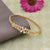 1 Gram Gold Plated With Diamond Decorative Design Bracelet