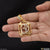 1 Gram Gold Plated Om With Diamond Design High-quality