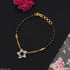 1 Gram Gold Plated With Diamond Designer Mangalsutra Bracelet For Women - Style A195