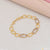 1 Gram Gold Plated With Diamond Exclusive Design Bracelet