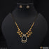1 Gram Gold Plated With Diamond Fancy Design Mangalsutra Set For Women - Style A187