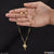 1 Gram Gold Plated With Diamond Fancy Design Mangalsutra