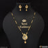 1 Gram Gold Plated With Diamond Fancy Design Mangalsutra Set For Women - Style A339