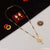 1 Gram Gold Plated With Diamond Fancy Design Mangalsutra