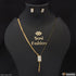 1 Gram Gold Plated With Diamond Fancy Design Mangalsutra Set For Women - Style A370