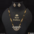 1 Gram Gold Plated with Diamond Fashion-Forward Necklace Set for Women - Style A344