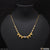 1 gram gold plated with diamond fashion-forward necklace for