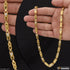 1 Gram Gold Plated with Diamond Finely Detailed Design Chain for Men - Style C617