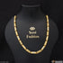 1 Gram Gold Plated with Diamond Finely Detailed Design Chain for Men - Style C624