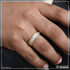 1 Gram Gold Plated with Diamond Finely Detailed Design Ring for Men - Style B521