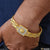 1 gram gold plated sun with diamond funky design bracelet