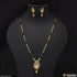 1 Gram Gold Plated With Diamond Funky Design Mangalsutra Set For Women - Style A221