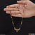 1 Gram Gold Plated With Diamond Funky Design Mangalsutra