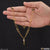 1 gram gold plated with diamond funky design mangalsutra for