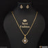 1 Gram Gold Plated With Diamond Funky Design Necklace Set For Ladies - Style A441