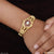 1 gram gold plated with diamond glittering design bracelet