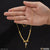 1 gram gold plated with diamond glittering design necklace