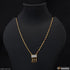 1 Gram Gold Plated with Diamond Graceful Design Necklace for Ladies - Style A118