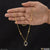 1 gram gold plated with diamond hand-crafted design necklace