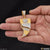 1 Gram Gold Plated with Diamond Hand-Crafted Design Pendant