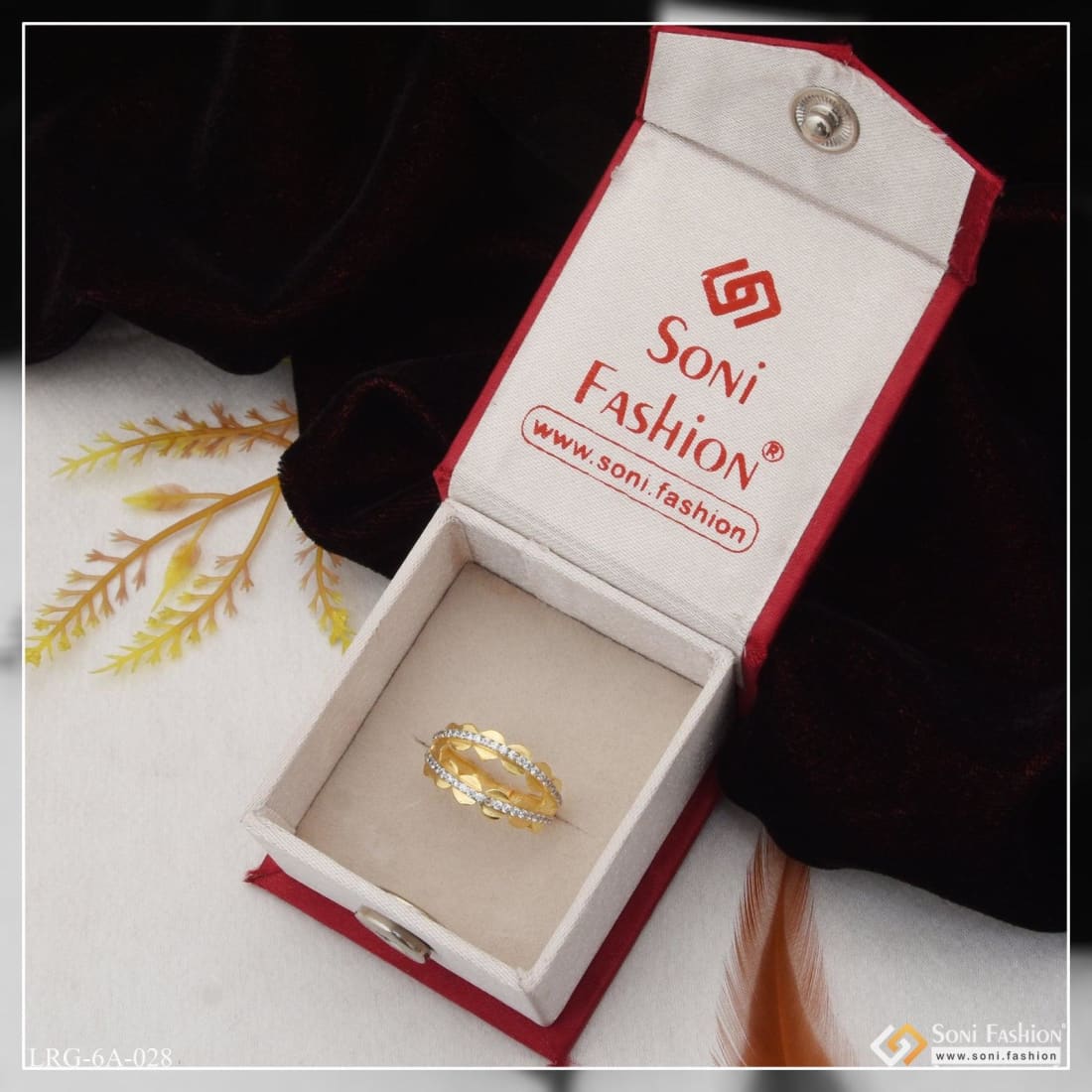 Leaf Petal Design Women's Fashion Micro Pave Diamond Promise Gold Ring 0.10  Ctw. | eBay