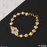 1 Gram Gold Plated With Diamond Latest Design Bracelet For Ladies - Style A222