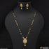 1 Gram Gold Plated With Diamond Latest Design Mangalsutra Set For Women - Style A220