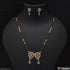 1 Gram Gold Plated With Diamond Lovely Design Mangalsutra Set For Women - Style A174