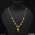 1 Gram Gold Plated with Diamond Lovely Design Necklace for Ladies - Style A105