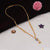 1 Gram Gold Plated With Diamond Pretty Design Necklace For