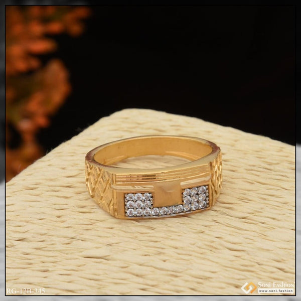 1 Gram Gold Forming Jaguar Best Quality Elegant Design Ring For Men - Style  A664 at Rs 1100.00 | Men Gold Ring | ID: 26090406612