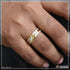 1 Gram Gold Plated with Diamond Sophisticated Design Ring for Men - Style B520