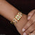 1 gram gold plated with diamond stunning design bracelet for