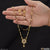 1 Gram Gold Plated With Diamond New Style Mangalsutra Set