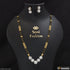 1 Gram Gold Plated With Diamond New Style Mangalsutra Set For Women - Style A292