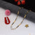 1 gram gold plated with diamond new style mangalsutra set