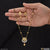 1 Gram Gold Plated With Diamond New Style Mangalsutra Set