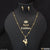1 Gram Gold Plated With Diamond New Style Necklace Set For