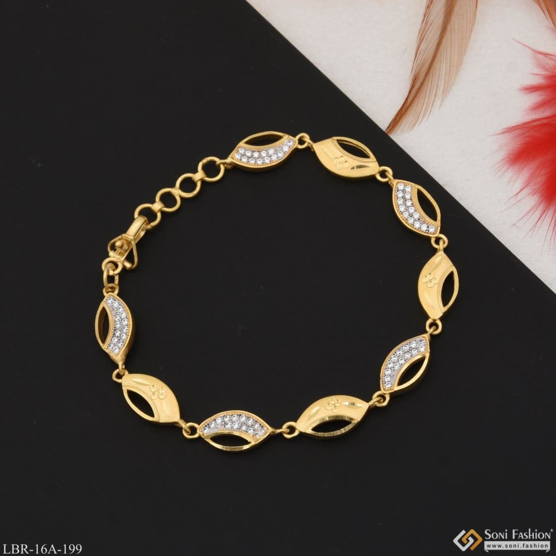 1 Gram Gold Plated 1 Line Bahubali Gorgeous Design Bracelet For Men - Style  C415, गोल्ड प्लेटेड ब्रेसलेट - Soni Fashion, Rajkot | ID: 2850027936133