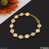 1 Gram Gold Plated With Diamond Superior Quality Bracelet For Lady - Style A251